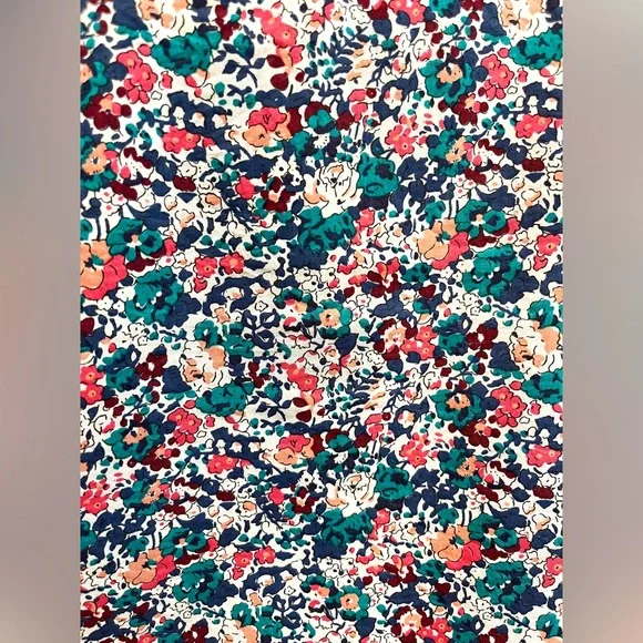 J.Crew Liberty art fabrics shirt. Jade Peony floral print Size 8 - Picture 5 of 13